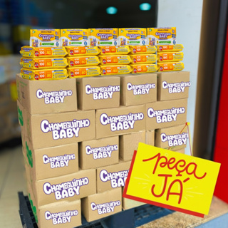 Caixa Kit Com Lenços/Toalhas Umedecida Kit Higiene Bebe Promoção Chameguinho em Oferta na Shopee