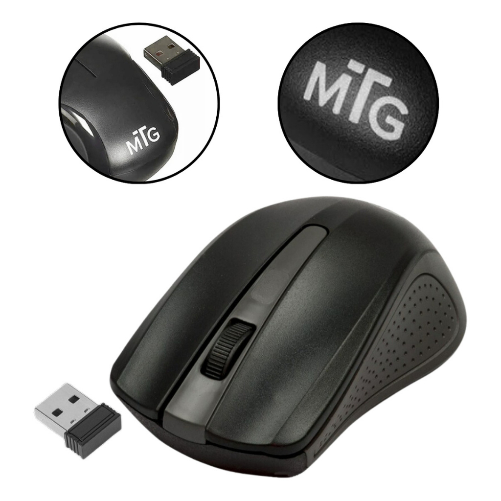 Targus Mtg Mouse Sem Fio Ergonômico Wireless Usb W839 Preto