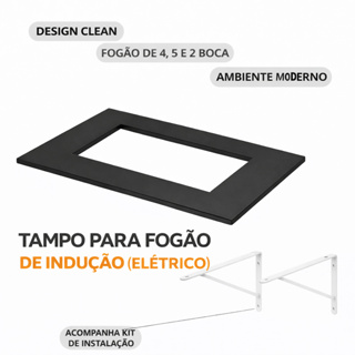 Tampo fogão INDUÇÃO 4, 5 E 2 bocas, TODOS OS TAMANHOS com 2un mão francesa para cozinha. em Oferta na Shopee
