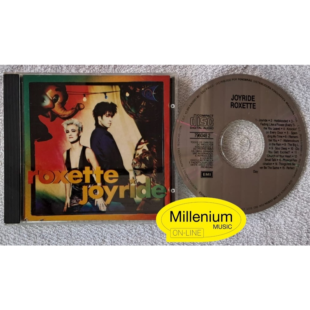 CD Roxette  Joyride 1991 Original Gravadora Colecionador Ótimo Estado