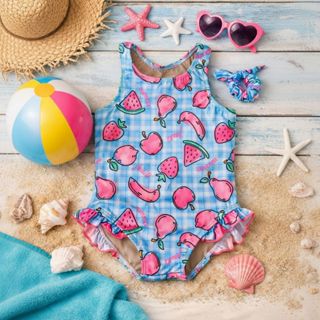 Maiô Biquini Menina Infantil Bebe + Xuxinha Proteção Uv 50 Moda Praia Piscina Estampas Divertidas E Coloridas em Oferta na Shopee
