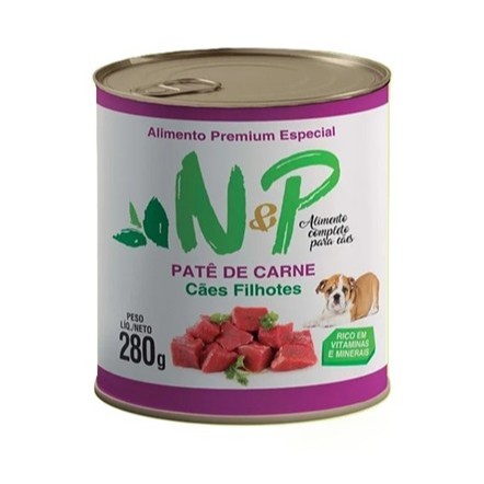 N&P Patê Carne Cão Filhote 280 gr