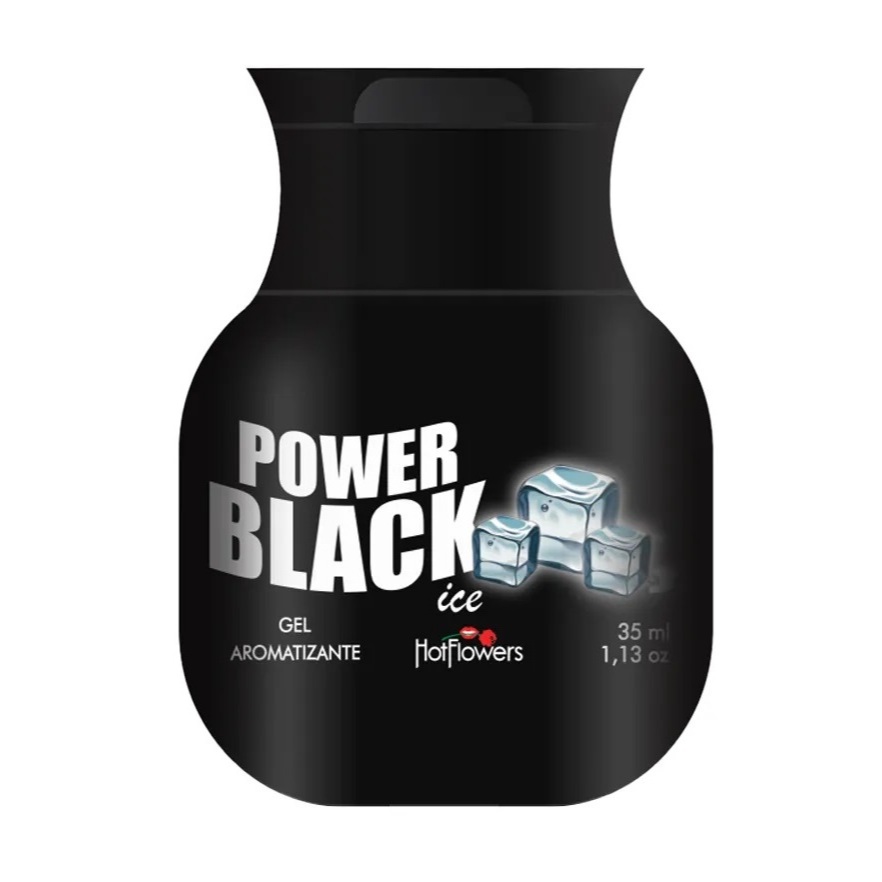 Power Black Ice Gel Comestível Aromatizante Esfria - 35ml em Oferta na Shopee