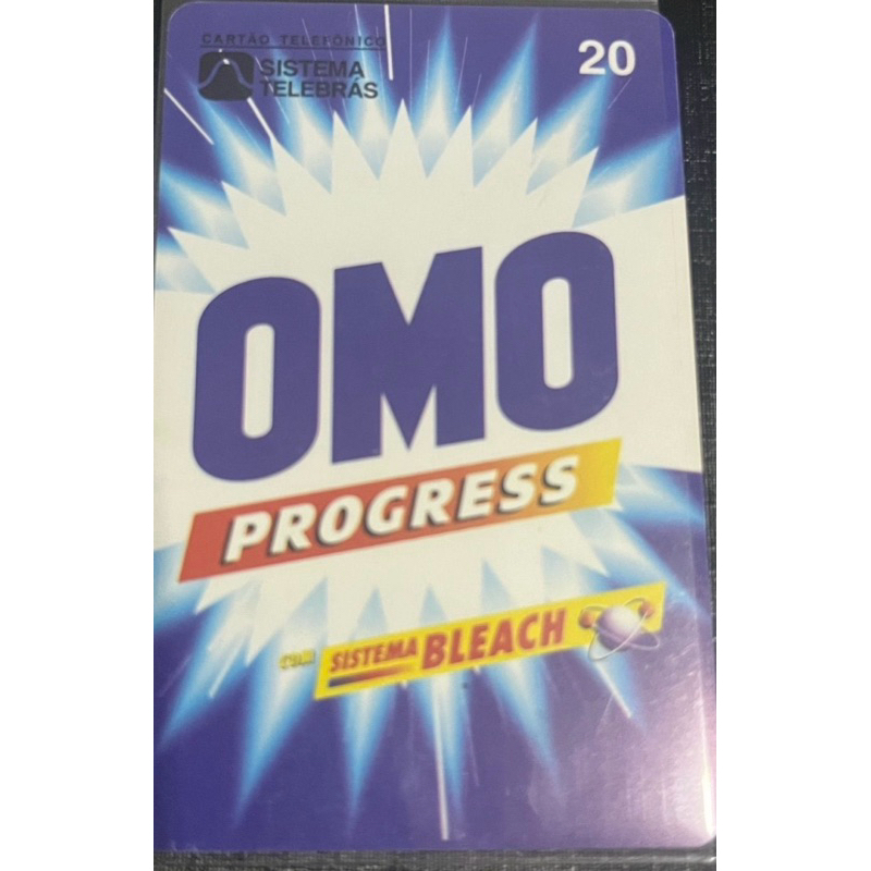 cartao telefonico telebras omo progress (cheio)