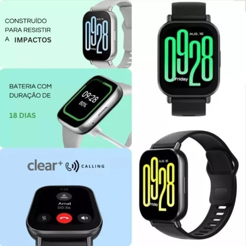 Relógio Smartwatch Redmi Watch 5 Active Original com alexa