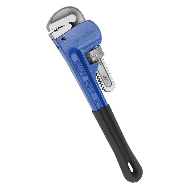 Chave de Grifo 14 Polegadas Profissional Para Tubos e Hidráulica Aço Carbono Ajustável 60mm