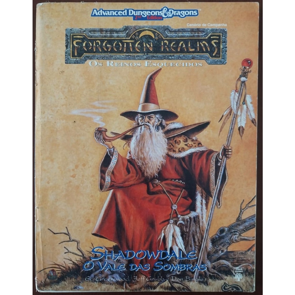 Forgotten Realms - Shadowdale o Vale das Sombras - Advanced Dungeons And Dragons 2ed - Livro de Rpg/d&d/DnD