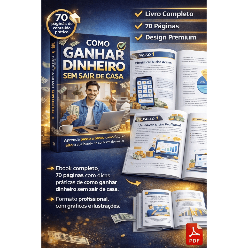 Ganhe Dinheiro Online Mesmo Começando do Zero Renda Online Inteligente: O Método Passo a Passo "EBOOK", "PDF", "DIGITAL"