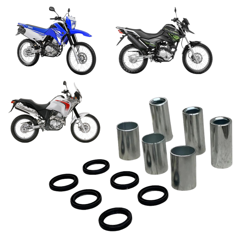 Kit Bucha Pro-Link Completo 12 peças Moto Yamaha XTZ 250 Lander\Tenere\XTZ 150 Crosser