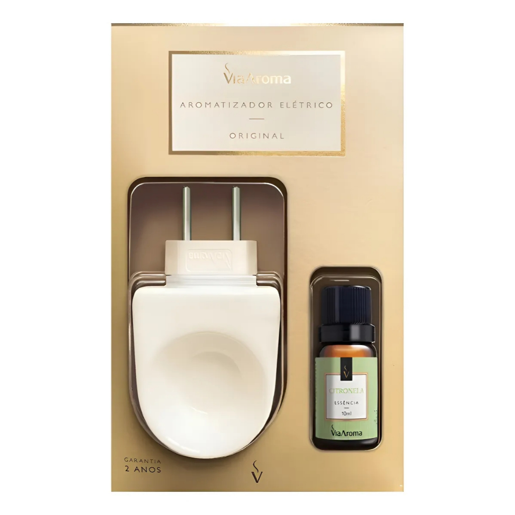 Imagem Aromatizador Standard E Porcelana Com Essência Via Aroma - Bamboo, Vanilla, Citronela E Lavanda