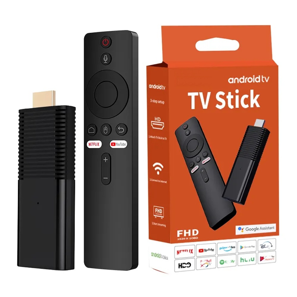 Xiaomi Mi TV Stick Original Global Full HD Smart TV Android TV Controle de Voz Google Assistente - MDZ-24-AA