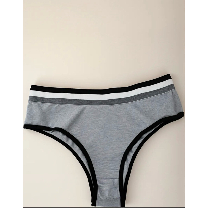 Kit 5 Calcinhas 100% Algodão Segura Barriga Elástico Reforçado