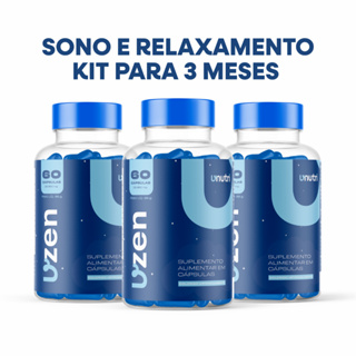 Kit 90 Dias Vzen Calmante Natural - Fórmula Completa 9 Ativos - Triptofano Magnésio Melatonina em Oferta na Shopee