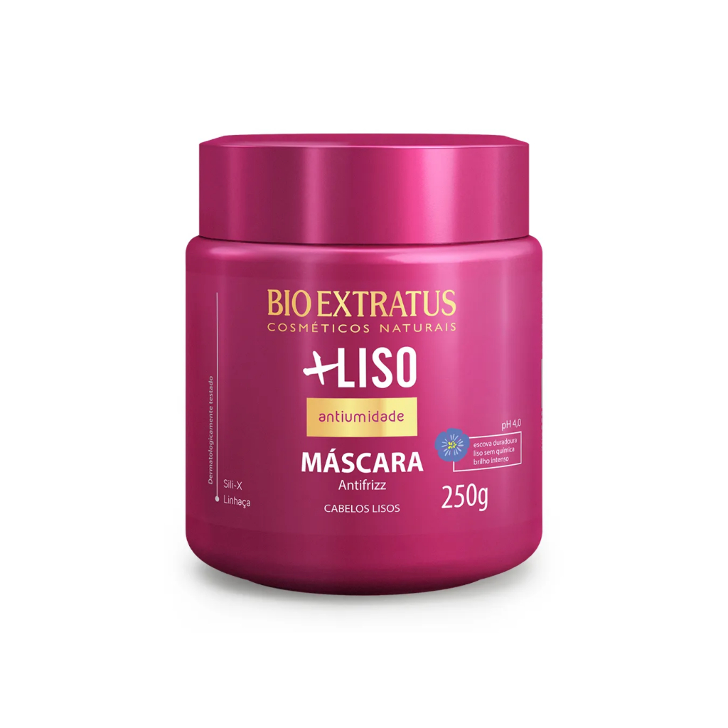 Máscara Capilar Bio Extratus +Liso 250g (CABELOS LISOS , ANTIFRIZZ)