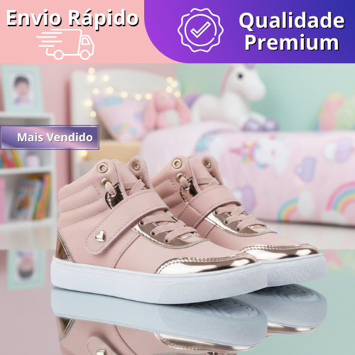Tênis feminino Coturno Infantil Feminino Botinha Cano Curto Menina Confortável Moda botinha infantil Dias das crianças em Oferta na Shopee
