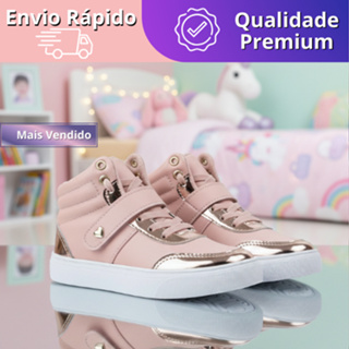 Tênis feminino Coturno Infantil Feminino Botinha Cano Curto Menina Confortável Moda botinha infantil Dias das crianças em Oferta na Shopee