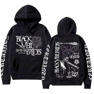 Moletom Canguru Unissex BVB Black Veil Brides Rock Band Gothic Rock em Oferta na Shopee