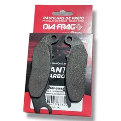 PASTILHA DE FREIO DIANT. TITAN 150 09 MIX/FAN 150-160 09-14/FAZER 250 16-20/TITAN 160 25 - DIA FRAG