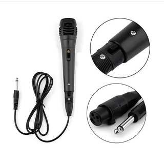 Microfone Dinâmico Profissional Anti-Ruído Com Cabo XLR de 2 Metros Plug P10