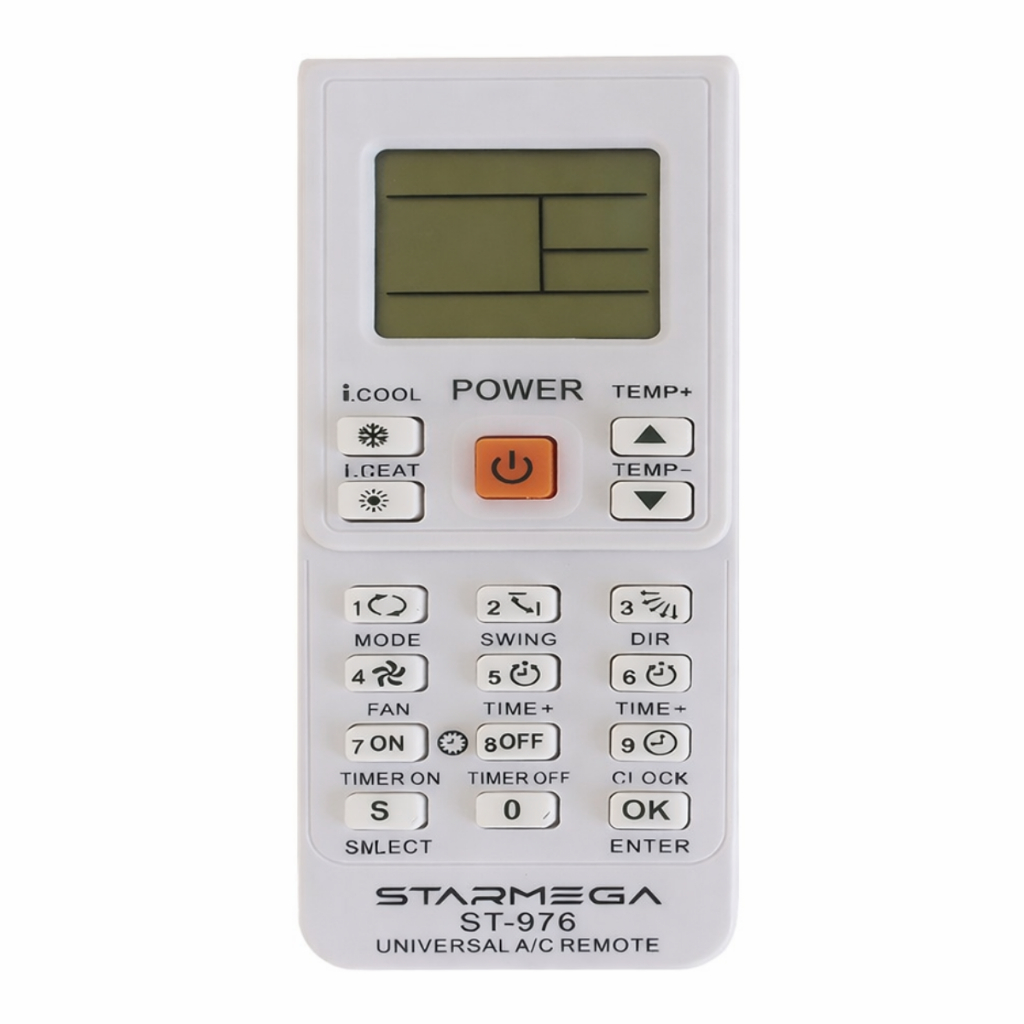 Controle Ar Condicionado Universal Remoto Digital LCD Ar Split e Janela