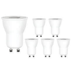 Kit 6 lampada Mini Dicroica led 4,5w mr11 Gu10 bivolt 3000k 4000k 6000k Para Spot