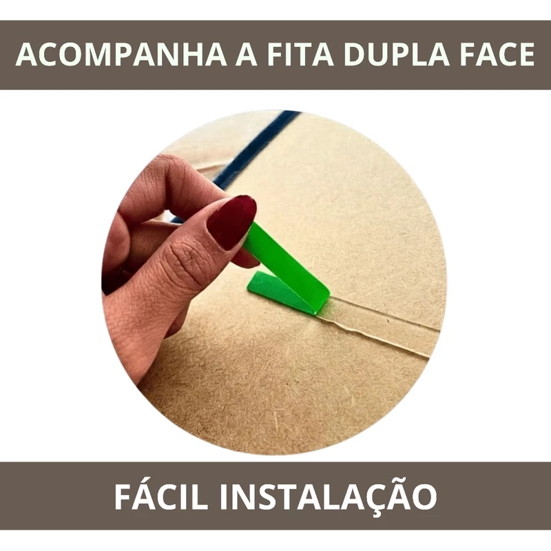 Cabeceira Adesiva Modulada Estofada Aveludada 110x20cm para Casal — foto 6