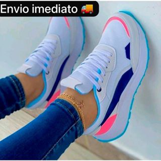 Tênis de Treino Feminino Academia Esportivo Antiderrapante Resistente OFERTA em Oferta na Shopee