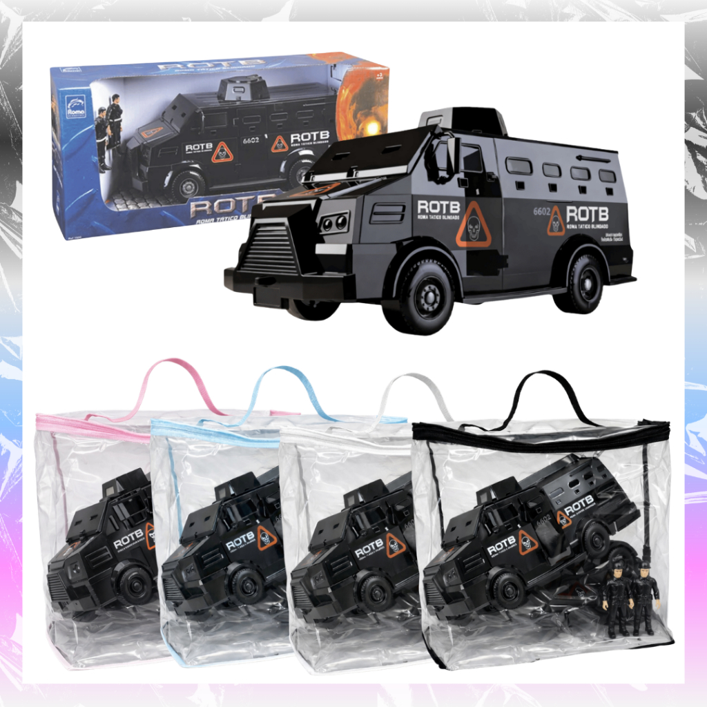 Carrinho Tatico Blindado ROTB Roma Com ou Sem Organizador em Oferta na Shopee