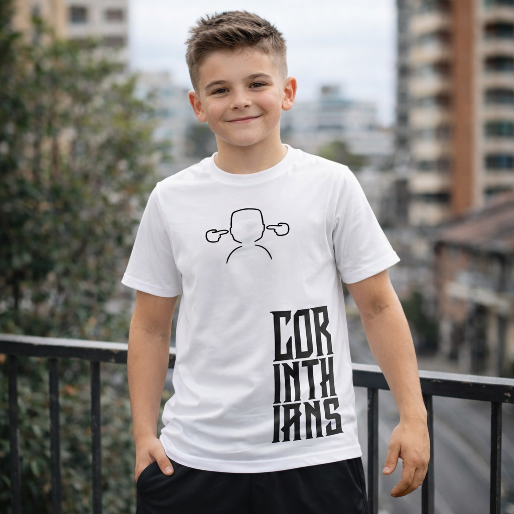 Camiseta Memphis Depay Estampada Paulista Camisa 100% Algodão Infantil Juvenil Criança