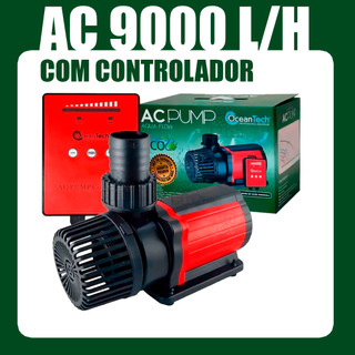 Bomba Submersa Ocean Tech AC 9000 L/h Para Lagos Aquarios Fontes