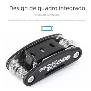 16 em 1 Ferramenta de Bicicleta | Chave Soquete Acessório para Bike de Montanha