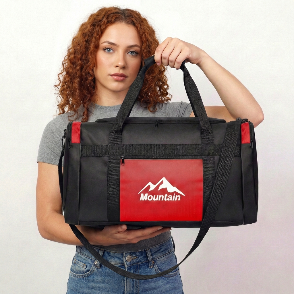 Bolsa de Mão P Vermelho Necessaire Porta Marmita Chuteira Academia Dia a Dia Pequena Ombro Unissex