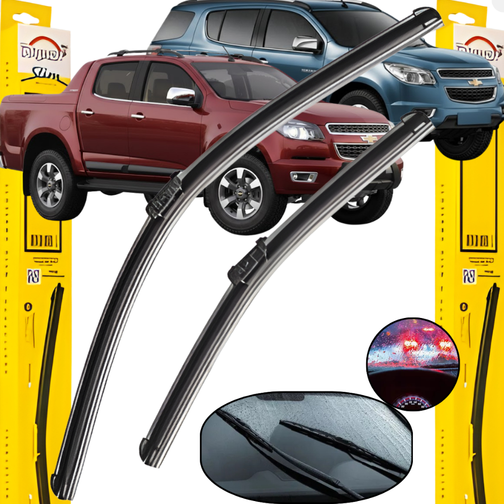 Par Limpador Parabrisa Palheta S10 Trailblazer 2012 2013 2014 2014 2016 2017 2018 em Oferta na Shopee