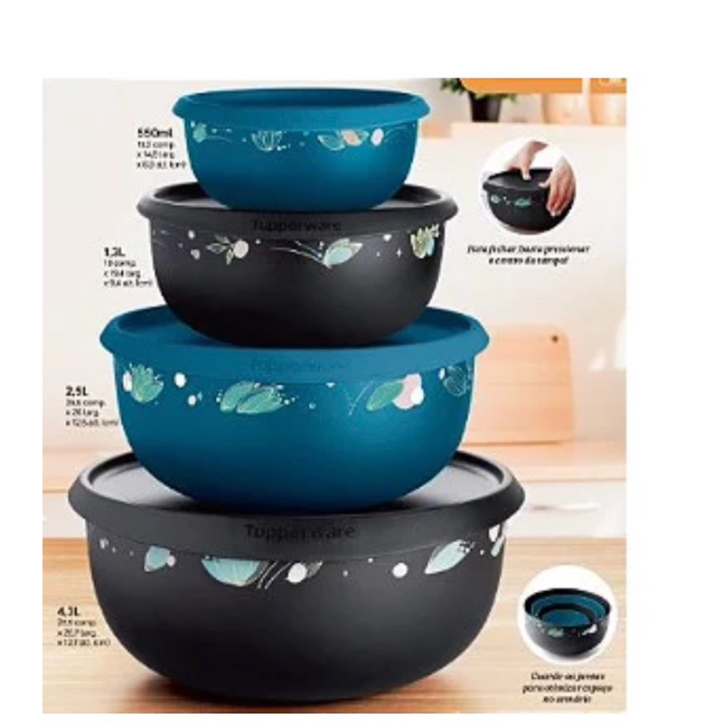 Tigelas toque mágico Tupperware original promoção