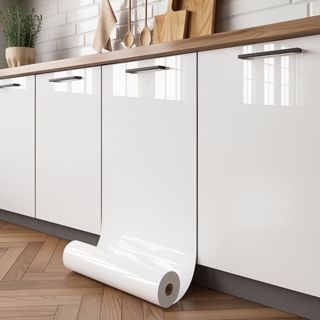 Papel De Parede Branco Adesivo Vinílico Impermeável Para Envelopamento de Geladeira e Móveis Corte Fácil Lavável em Oferta na Shopee