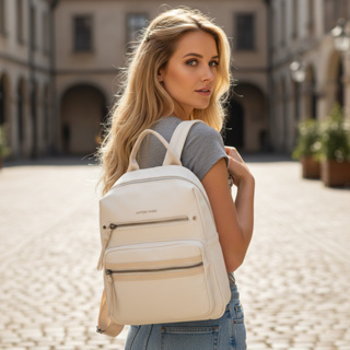 Mochila Feminina Casual   Impermeavel Minimalista Nylon Leve Impereável Faculdade Trabalho Viagem em Oferta na Shopee