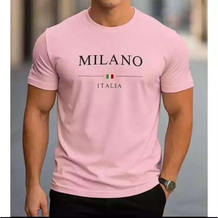 Camiseta Masculina Milano Blusa 100% Algodão Camisa Malha Premium Estilosa em Oferta na Shopee