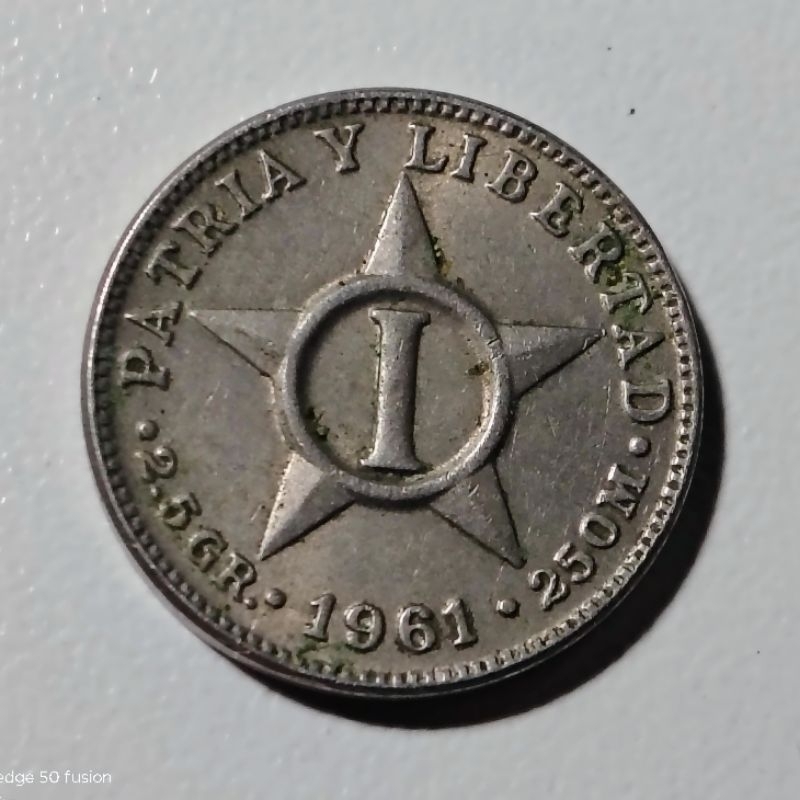 País: Cuba 1961 - 1 Centavo - Elimatec Moedas Antigas.