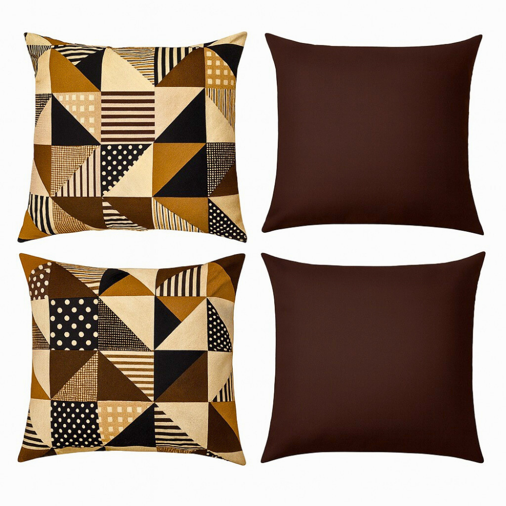 04 Almofadas Com Enchimento ou Sem Enchimento 50x50 Decorativas