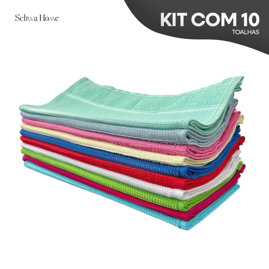 Kit 5 Toalhas Brancas Lavabo 29x50 Toalhinhas Social Ponto Cruz Para Bordar Atacado Branco | Salão Manicure