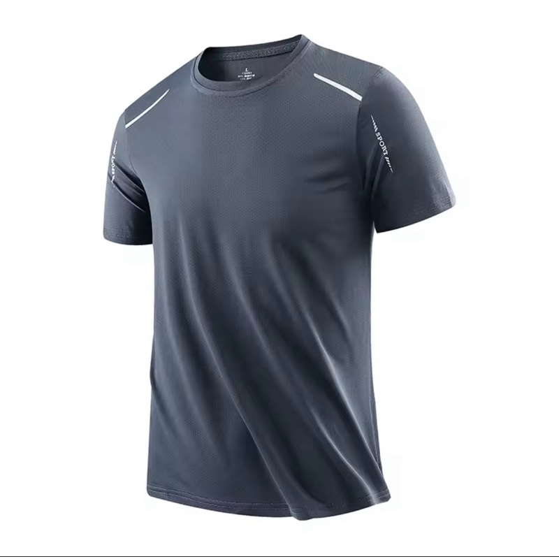 xxl cor cinza camiseta masculina esportes academia pesca caminhada