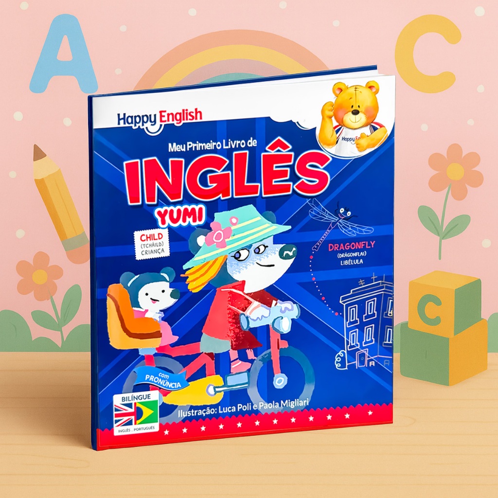 Meu Primeiro Livro de Inglês para Crianças – Livro Infantil Educativo com Imagens Didáticas e Atividades em Oferta na Shopee