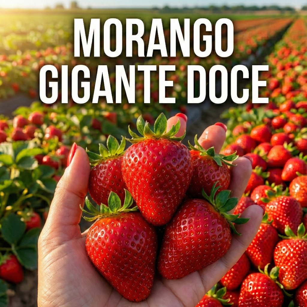 Sementes De Morango Gigante Alta Produtividade Fruto Doce em Oferta na Shopee