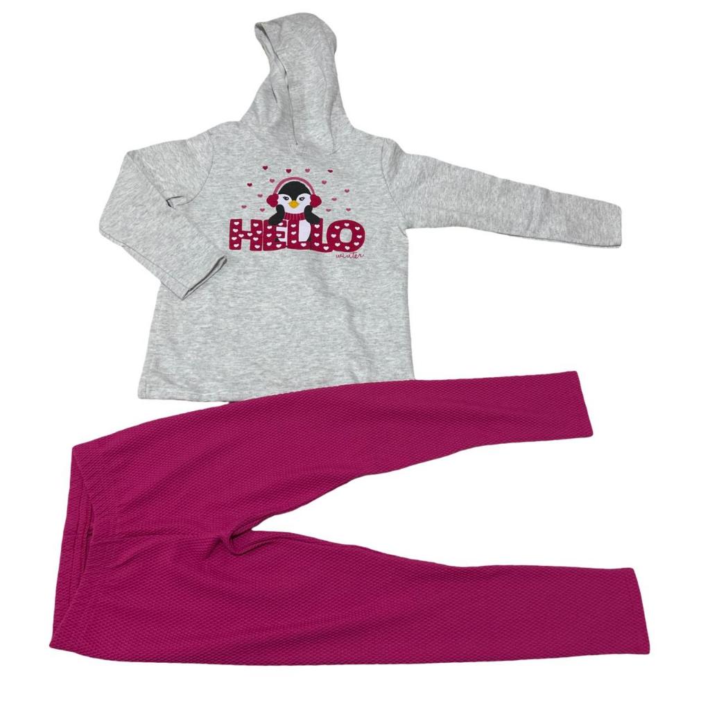 Conjunto infantil de inverno quentinho e confortável#menina#feminino#frio