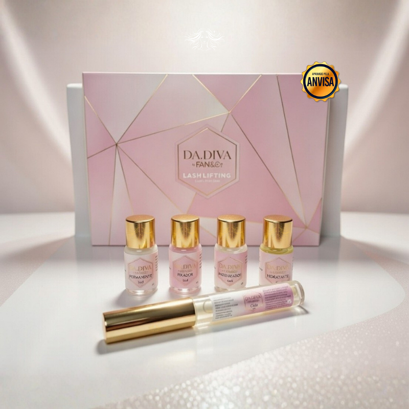 Kit Lash Lift Dadiva Gold Para Lifting De Cílios Série Ouro lash designer