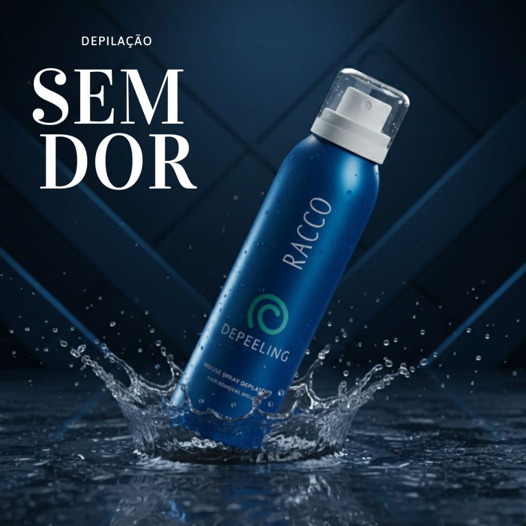 Mousse Depilatório Depeeling 150ml Creme Depilador Racco