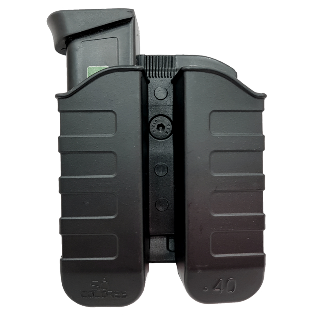 Porta Carregador Externo Duplo Só Coldres Taurus PT100 PT940 Calibre .40