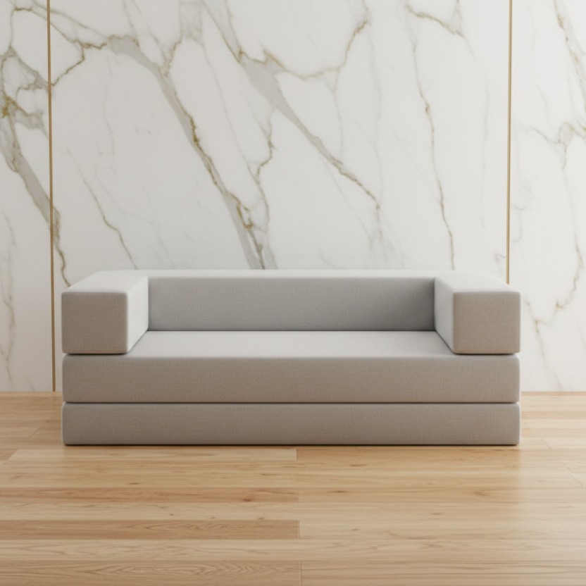 QUEIMA DE ESTOQUE - Sofá Cama Casal – Compacto com Embalagem a Vácuo