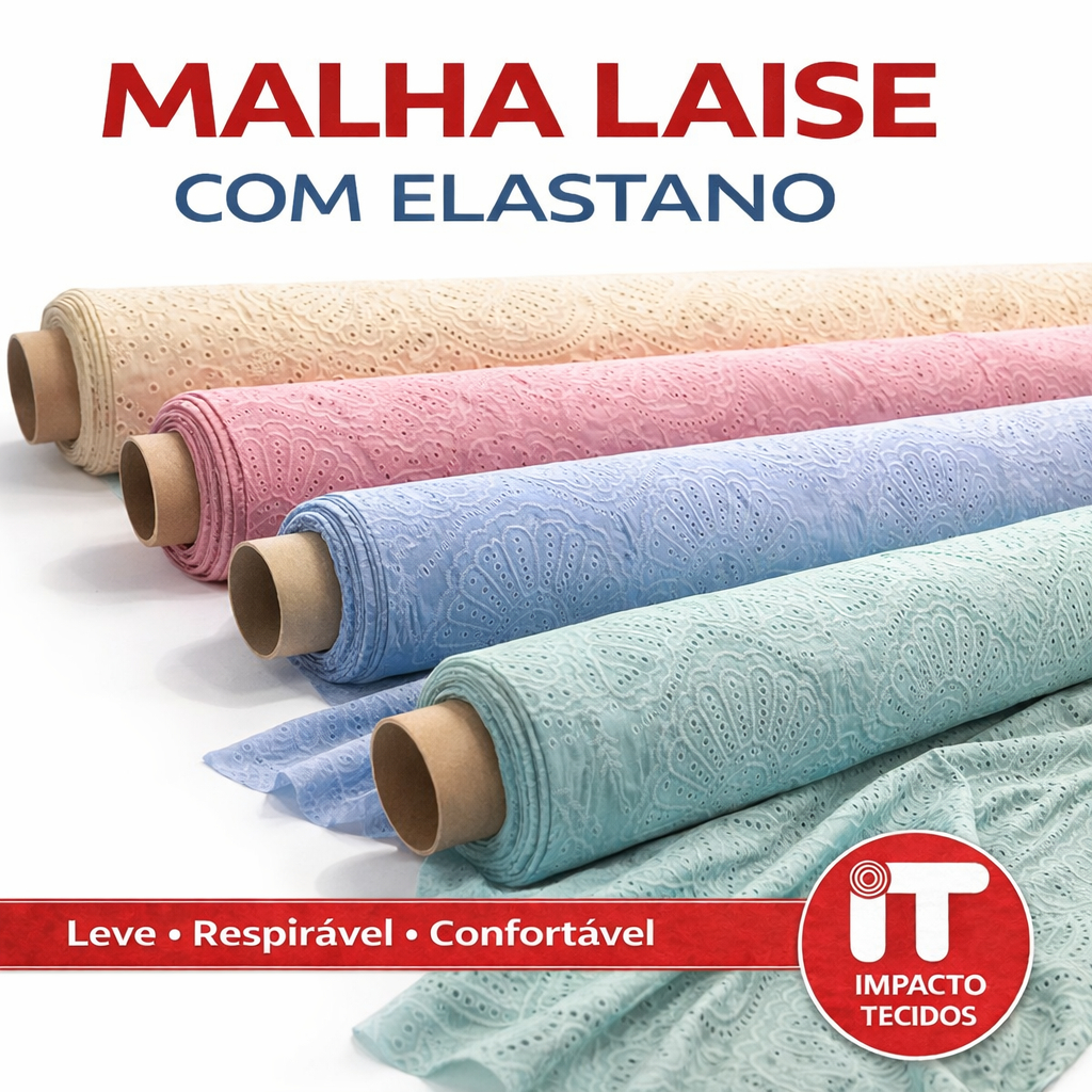 Tecido Malha Laise com elastano - Diversas Cores 1mt x 1,60mt Lese - Lezie- Floral em Oferta na Shopee
