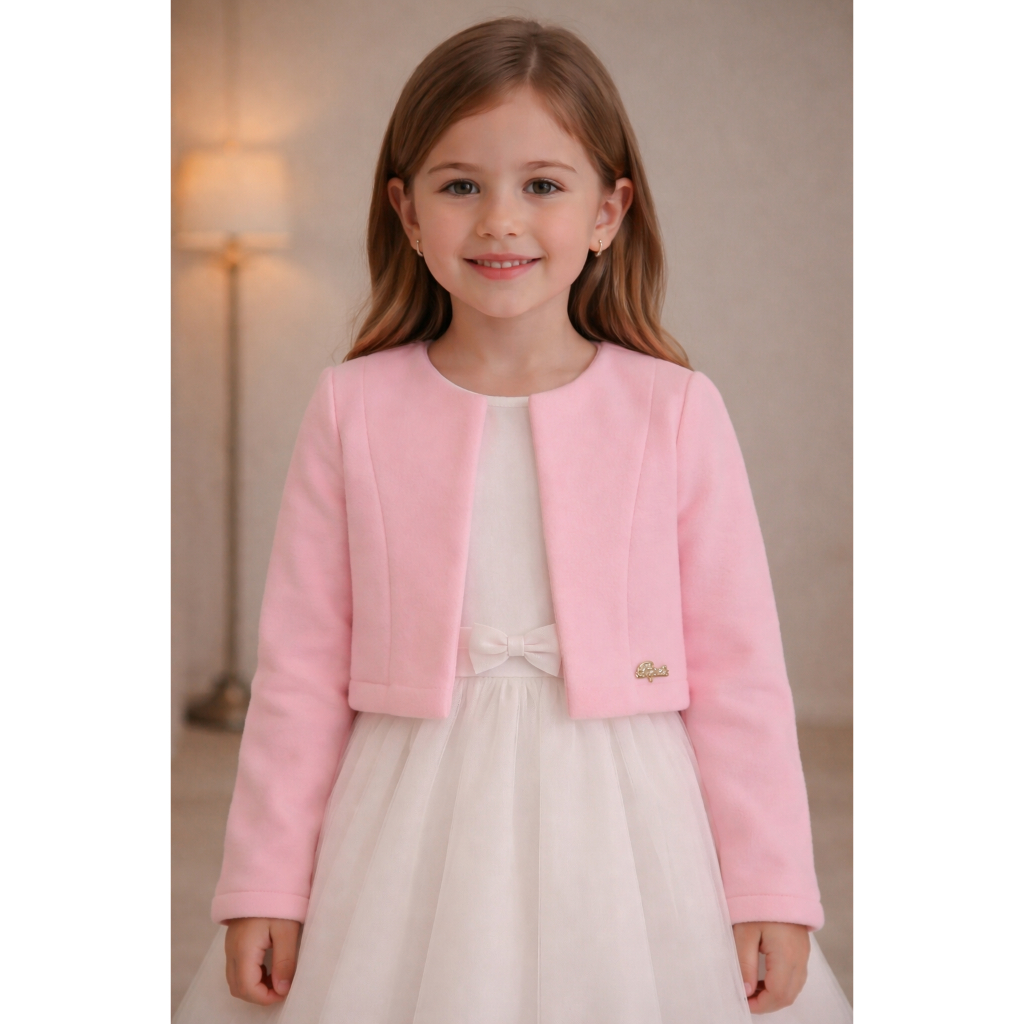 Casaco Infantil Luxo Festa Menina 4460- Pupila
